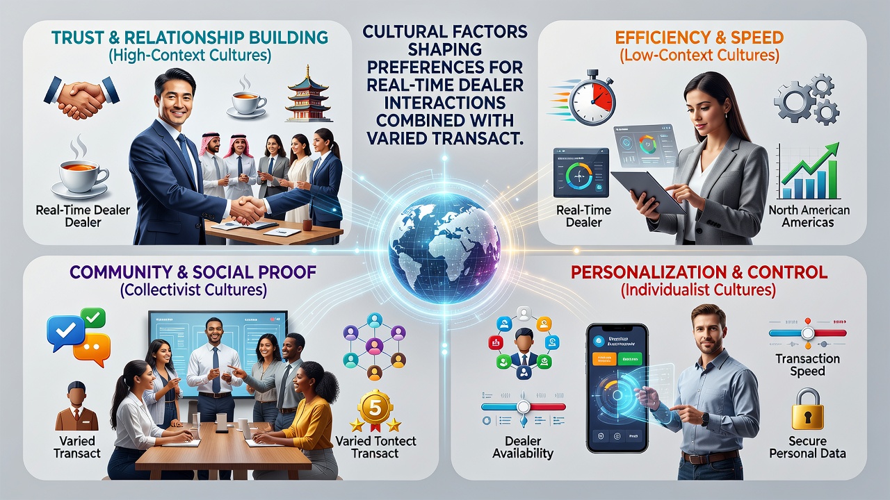 Diverse group of users engaging with mobile payment systems during live dealer sessions
