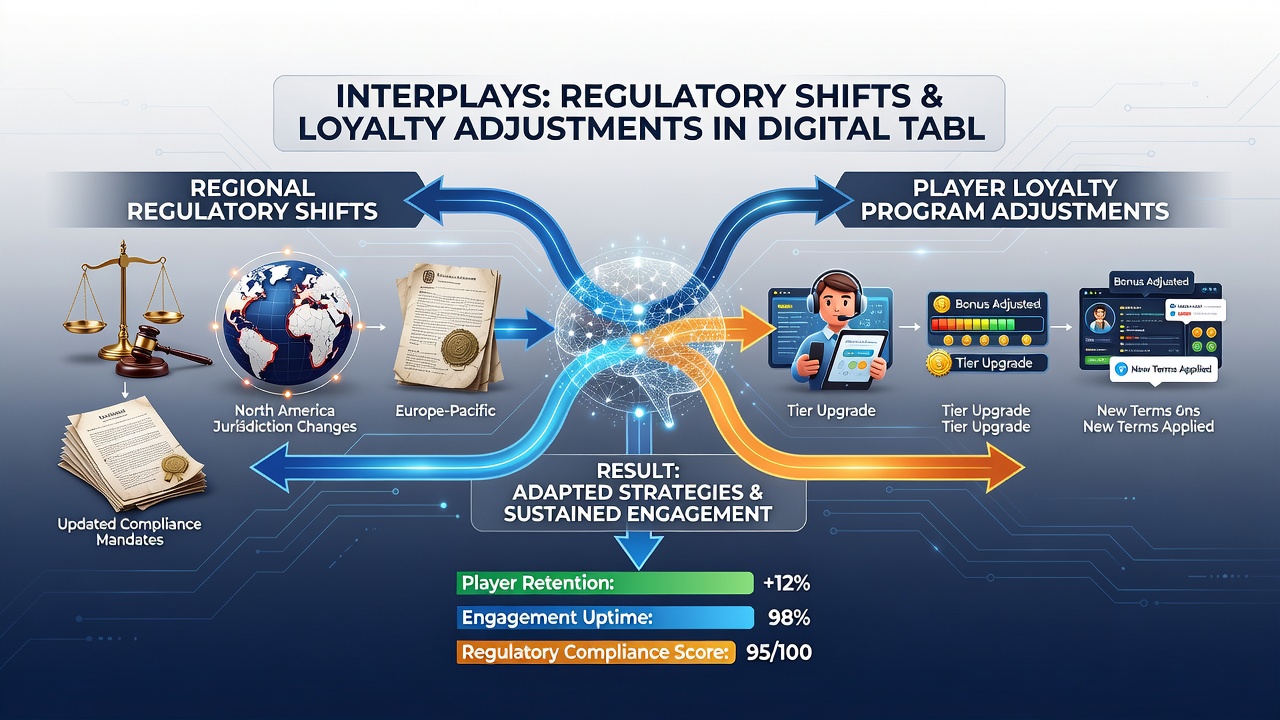 Loyalty program dashboard displaying tier progression and table game reward adjustments